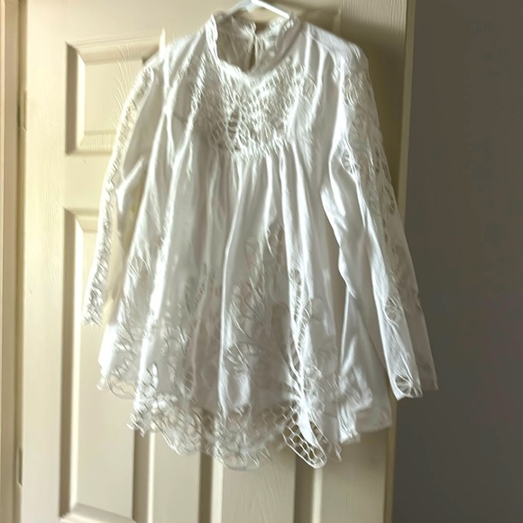 White Harlyn lace shirt - Picture 1 of 5